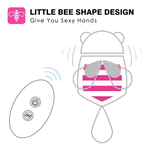 Vibrační vajíčko Baby Bee - Barva: Růžová