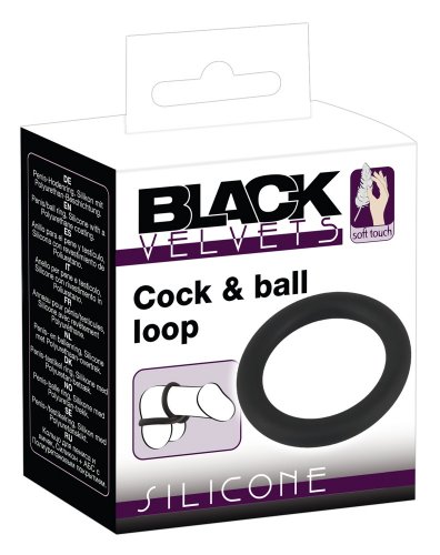 Erekční kroužek Cock & Ball Loop