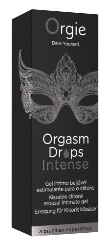Kapky na klitoris Orgasm Drops Intense, 30 ml
